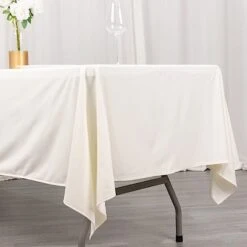 60" X 102" Scuba Polyester Rectangular Tablecloth -Optimal Home Decoration 60 x 102 scuba polyester rectangular tablecloth 30974004166719