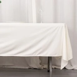 60" X 102" Scuba Polyester Rectangular Tablecloth -Optimal Home Decoration 60 x 102 scuba polyester rectangular tablecloth 30974004363327