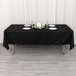 60" X 102" Scuba Polyester Rectangular Tablecloth -Optimal Home Decoration 60 x 102 scuba polyester rectangular tablecloth 30974004527167