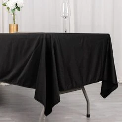 60" X 102" Scuba Polyester Rectangular Tablecloth -Optimal Home Decoration 60 x 102 scuba polyester rectangular tablecloth 30974004723775