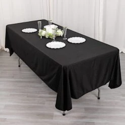 60" X 102" Scuba Polyester Rectangular Tablecloth -Optimal Home Decoration 60 x 102 scuba polyester rectangular tablecloth 30974005051455