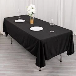 60" X 102" Scuba Polyester Rectangular Tablecloth -Optimal Home Decoration 60 x 102 scuba polyester rectangular tablecloth 30974005215295