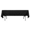 60" X 102" Scuba Polyester Rectangular Tablecloth 1 60" X 102" Scuba Polyester Rectangular Tablecloth -Optimal Home Decoration 60 x 102 scuba polyester rectangular tablecloth tab scuba 60102 blk 30974004330559