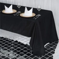 60" X 126" Premium Polyester Rectangular Tablecloth 25 60" X 126" Premium Polyester Rectangular Tablecloth -Optimal Home Decoration 60 x 126 premium polyester rectangular tablecloth 28966028410943