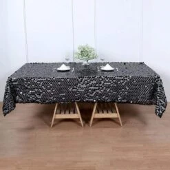 60"x102" Large Payette Sequin Rectangular Tablecloth -Optimal Home Decoration 60 x102 large payette sequin rectangular tablecloth 28966041944127