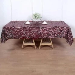 60"x102" Large Payette Sequin Rectangular Tablecloth -Optimal Home Decoration 60 x102 large payette sequin rectangular tablecloth 28966042337343