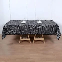 60"x102" Large Payette Sequin Rectangular Tablecloth -Optimal Home Decoration 60 x102 large payette sequin rectangular tablecloth 28979028590655