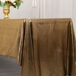 60"x126" Polyester Rectangular Tablecloth With Sequin Dots -Optimal Home Decoration 60 x126 polyester rectangular tablecloth with sequin dots 31009187725375