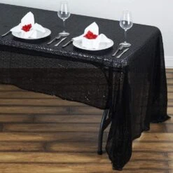 60x126" Sequined Rectangular Tablecloth -Optimal Home Decoration 60x126 sequined rectangular tablecloth 28966083919935