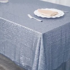 60x126" Sequined Rectangular Tablecloth -Optimal Home Decoration 60x126 sequined rectangular tablecloth 28966084804671