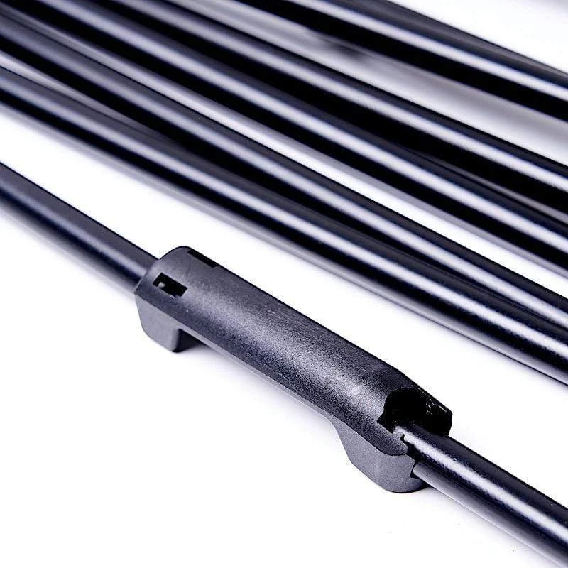 65" Tall Metal Easel Collapsible Tripod Stand - Black 5 65" Tall Metal Easel Collapsible Tripod Stand - Black - Image 3