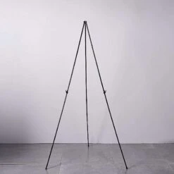 65" Tall Metal Easel Collapsible Tripod Stand - Black 14 65" Tall Metal Easel Collapsible Tripod Stand - Black -Optimal Home Decoration 65 tall metal easel collapsible tripod stand black furn stnd 001 blk 28024353488959