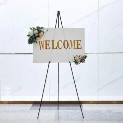 65" Tall Metal Easel Collapsible Tripod Stand - Black 18 65" Tall Metal Easel Collapsible Tripod Stand - Black -Optimal Home Decoration 65 tall metal easel collapsible tripod stand black furn stnd 001 blk 28520597487679