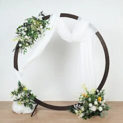 7.4 Ft Round Natural Wood Wedding Arch Backdrop Stand - Dark Brown 19 7.4 Ft Round Natural Wood Wedding Arch Backdrop Stand - Dark Brown -Optimal Home Decoration 7 4 ft round natural wood wedding arch backdrop stand dark brown bkdp stndcir3 dkbn 30121263071295