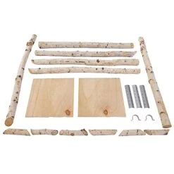 7.5 Ft Square Natural Birch Wood Wedding Arch Backdrop Stand -Optimal Home Decoration 7 5 ft square natural birch wood wedding arch backdrop stand bkdp stndrec3 nat 30035159908415