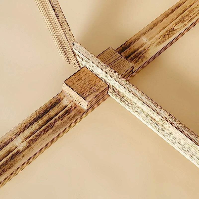 7 Ft Heptagon Wood Wedding Arch Backdrop Stand - Natural 8 7 Ft Heptagon Wood Wedding Arch Backdrop Stand - Natural - Image 6