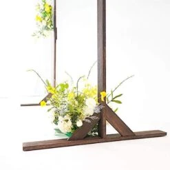 7 Ft Square Wood Wedding Arch Backdrop Stand - Dark Brown 17 7 Ft Square Wood Wedding Arch Backdrop Stand - Dark Brown -Optimal Home Decoration 7 ft square wood wedding arch backdrop stand dark brown bkdp stndrec2 dkbn 28963812638783