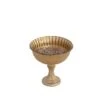 7" Roman Style Metal Compote Vase Flower Bowl Centerpiece - Gold -Optimal Home Decoration 7 roman style metal compote vase flower bowl centerpiece gold vase pb006 7 gold 30799559458879