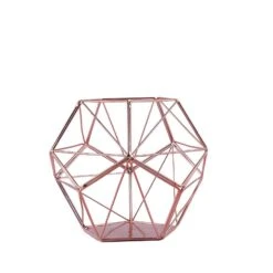 7" Tall Geometric Candle Holder Metal Vase -Optimal Home Decoration 7 tall geometric candle holder metal vase iron hold 003 054 28939824529471