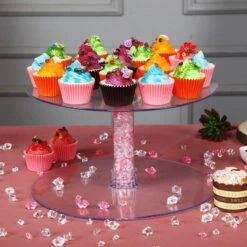 7 Tiers Clear Wedding Party Cup CAKE Stand Set Supply 12 7 Tiers Clear Wedding Party Cup CAKE Stand Set Supply -Optimal Home Decoration 7 tiers clear wedding party cup cake stand set supply cake stnd 7t 3 5047506665535