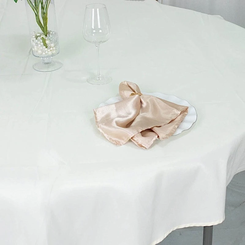 70" Premium Polyester Round Tablecloth Wedding Party Table Linens 19 70" Premium Polyester Round Tablecloth Wedding Party Table Linens - Image 17