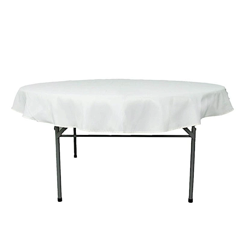 70" Premium Polyester Round Tablecloth Wedding Party Table Linens 12 70" Premium Polyester Round Tablecloth Wedding Party Table Linens - Image 10
