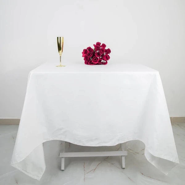 70" X 70" Cotton Square Tablecloth Wedding Linen 14 70" X 70" Cotton Square Tablecloth Wedding Linen - Image 12