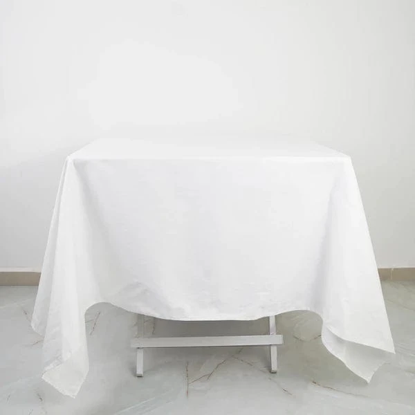 70" X 70" Cotton Square Tablecloth Wedding Linen 18 70" X 70" Cotton Square Tablecloth Wedding Linen - Image 16