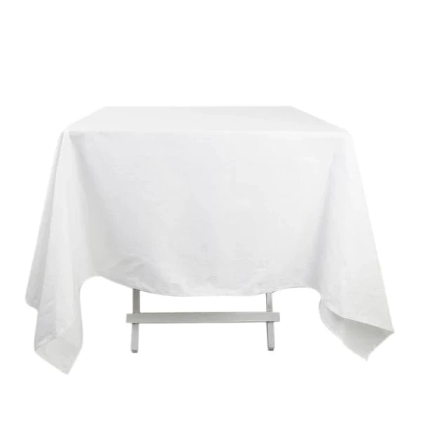 70" X 70" Cotton Square Tablecloth Wedding Linen 12 70" X 70" Cotton Square Tablecloth Wedding Linen - Image 10