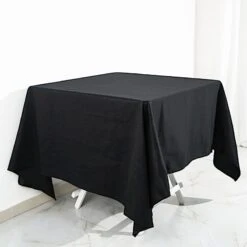 70" X 70" Cotton Square Tablecloth Wedding Linen 23 70" X 70" Cotton Square Tablecloth Wedding Linen -Optimal Home Decoration 70 x 70 high quality cotton square tablecloth tab cot 7070 blk 29234135662655