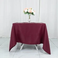 70" X 70" Premium Polyester Square Tablecloth 32 70" X 70" Premium Polyester Square Tablecloth -Optimal Home Decoration 70 x 70 premium polyester square tablecloth 30735456436287