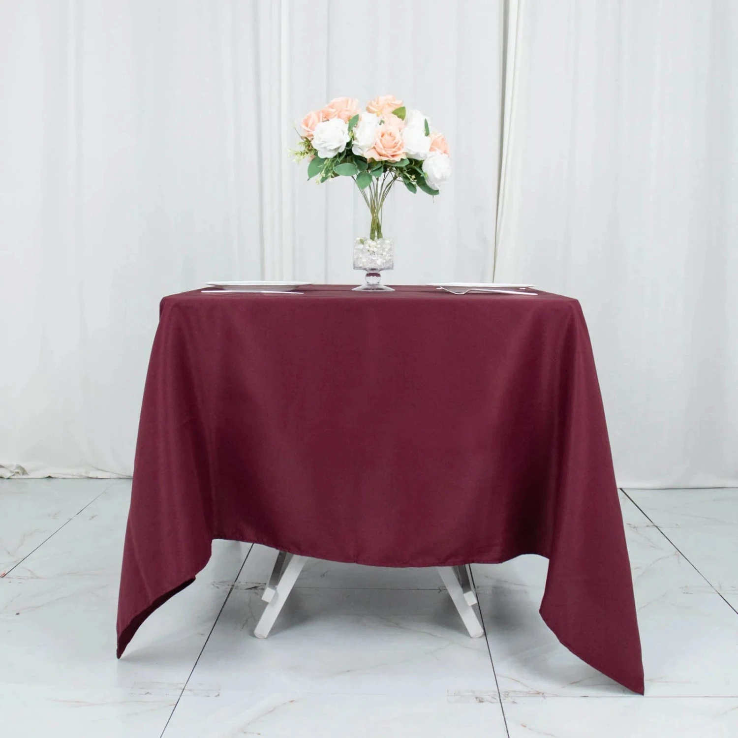 70" X 70" Premium Polyester Square Tablecloth 13 70" X 70" Premium Polyester Square Tablecloth - Image 11