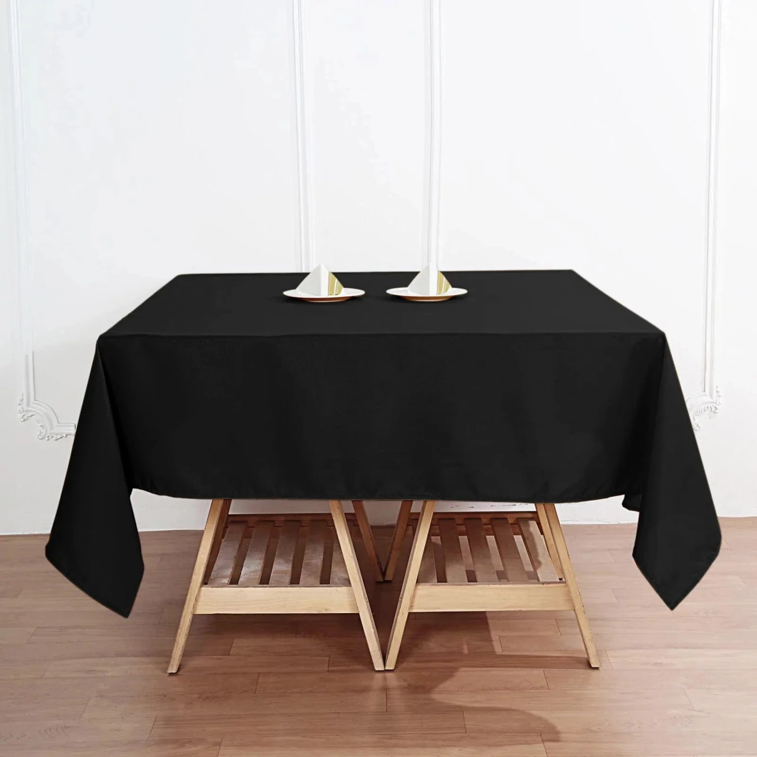 70" X 70" Premium Polyester Square Tablecloth 4 70" X 70" Premium Polyester Square Tablecloth - Image 2