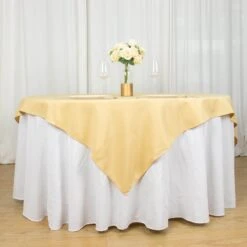 70" X 70" Premium Polyester Square Tablecloth 37 70" X 70" Premium Polyester Square Tablecloth -Optimal Home Decoration 70 x 70 premium polyester square tablecloth 30741363327039