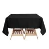 70" X 70" Premium Polyester Square Tablecloth -Optimal Home Decoration 70 x 70 premium polyester square tablecloth tab squr 70 blk prm 30735456370751
