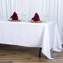 72" X 120" Premium Polyester Rectangular Tablecloth 37 72" X 120" Premium Polyester Rectangular Tablecloth -Optimal Home Decoration 72 x 120 premium polyester rectangular tablecloth 28966143983679