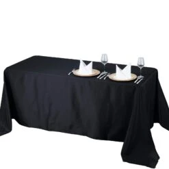 72" X 120" Premium Polyester Rectangular Tablecloth