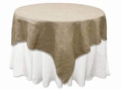 72" X 72" Burlap Table Overlay - Natural 8 72" X 72" Burlap Table Overlay - Natural -Optimal Home Decoration 72 x 72 burlap table overlay natural lay72 jute nat 4757530378303