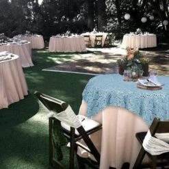 72" X 72" Satin Ribbon Flowers On Lace Table Overlay 35 72" X 72" Satin Ribbon Flowers On Lace Table Overlay -Optimal Home Decoration 72 x 72 satin ribbon flowers on lace table overlay 29022476894271