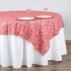 72" X 72" Satin Ribbon Flowers On Lace Table Overlay 2 72" X 72" Satin Ribbon Flowers On Lace Table Overlay -Optimal Home Decoration 72 x 72 satin ribbon flowers on lace table overlay lay72 31 019 29022476238911