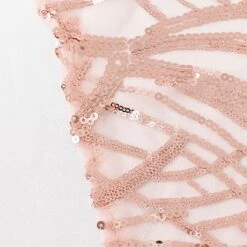 72" X 72" Tulle Square Table Overlay With Wavy Embroidered Sequins -Optimal Home Decoration 72 x 72 wave mesh square table overlay with embroidered sequins 30898150703167