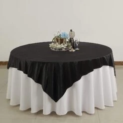 72"x72" Premium Velvet Square Table Overlay -Optimal Home Decoration 72 x72 premium velvet square table overlay 28944709976127