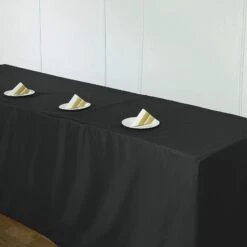 8 Ft Fitted Polyester Tablecloth 96" X 30" X 30" 26 8 Ft Fitted Polyester Tablecloth 96" X 30" X 30" -Optimal Home Decoration 8 ft fitted polyester tablecloth 96 x 30 x 30 28966134415423