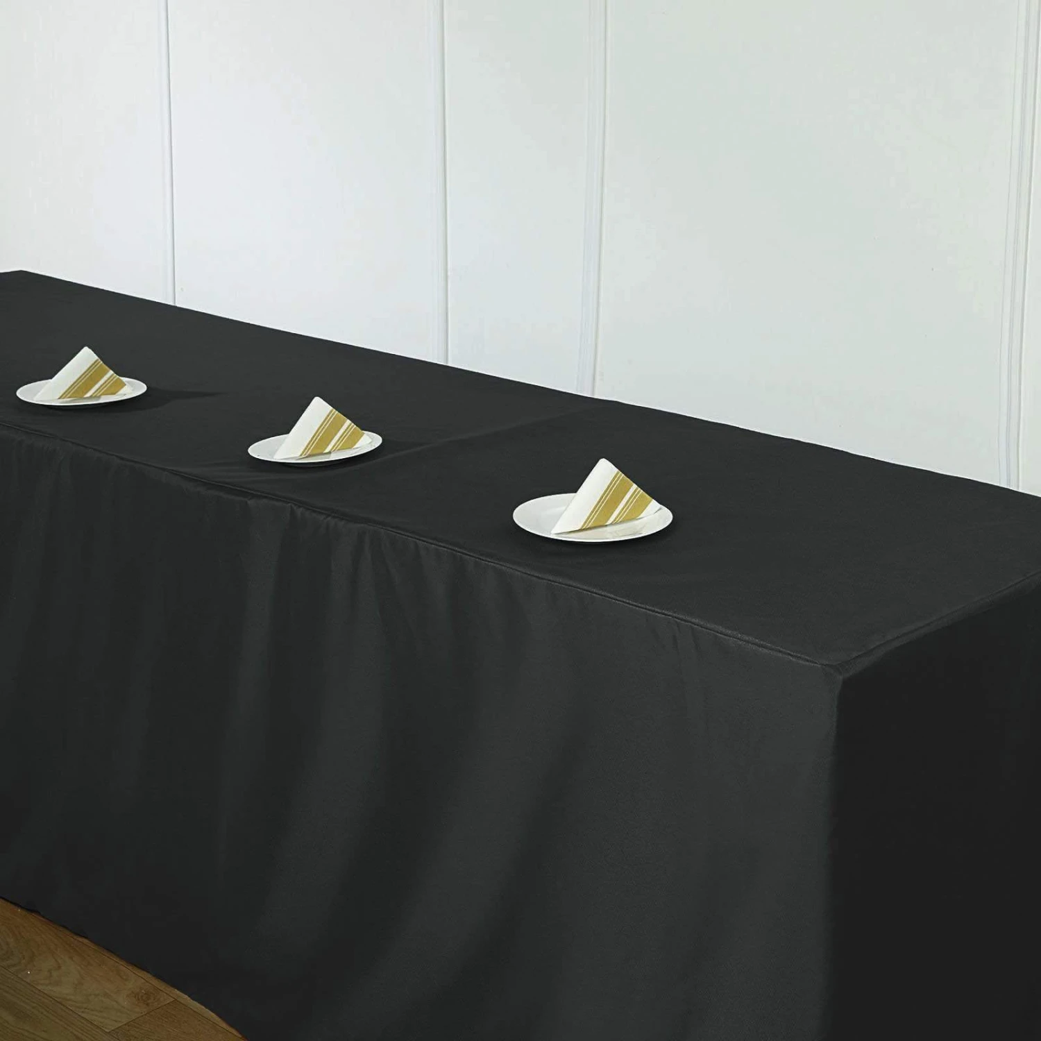 8 Ft Fitted Polyester Tablecloth 96" X 30" X 30" 7 8 Ft Fitted Polyester Tablecloth 96" X 30" X 30" - Image 5