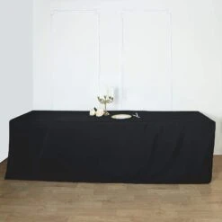 8 Ft Fitted Polyester Tablecloth 96" X 30" X 30" 25 8 Ft Fitted Polyester Tablecloth 96" X 30" X 30" -Optimal Home Decoration 8 ft fitted polyester tablecloth 96 x 30 x 30 28966134448191