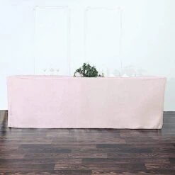 8 Ft Fitted Polyester Tablecloth 96" X 30" X 30" 36 8 Ft Fitted Polyester Tablecloth 96" X 30" X 30" -Optimal Home Decoration 8 ft fitted polyester tablecloth 96 x 30 x 30 28975495053375