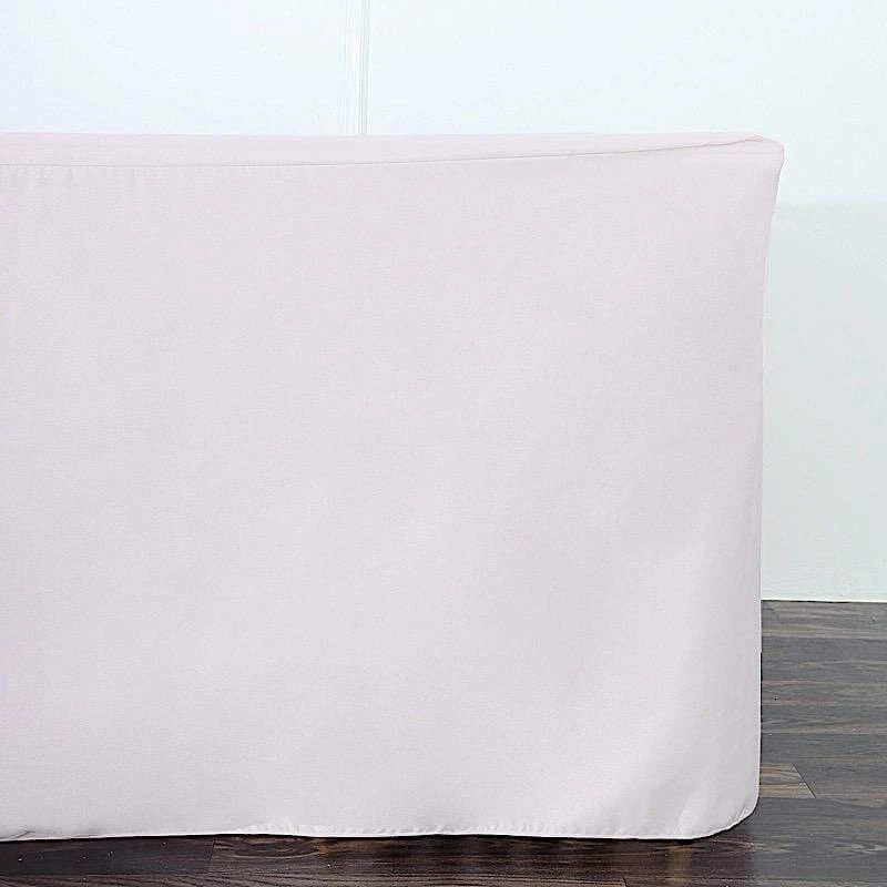 8 Ft Fitted Polyester Tablecloth 96" X 30" X 30" 10 8 Ft Fitted Polyester Tablecloth 96" X 30" X 30" - Image 8