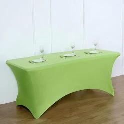 8 Ft Fitted Spandex Tablecloth 96" X 30" X 30" 28 8 Ft Fitted Spandex Tablecloth 96" X 30" X 30" -Optimal Home Decoration 8 ft fitted spandex tablecloth 96 x 30 x 30 28975288025151