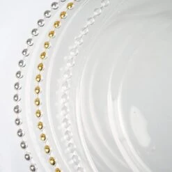 8 Pcs 12" Round Gold Rim Glass Charger Plates - Clear With Gold 15 8 Pcs 12" Round Gold Rim Glass Charger Plates - Clear With Gold -Optimal Home Decoration 8 pcs 12 round gold rim glass charger plates clear with gold chrg 4239 gold 28592821633087
