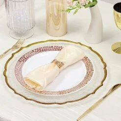 8 Round 13" Glass Charger Plates With Scalloped Rim - Clear And Gold 18 8 Round 13" Glass Charger Plates With Scalloped Rim - Clear And Gold -Optimal Home Decoration 8 pcs 13 glass charger plates with scalloped edges design clear and gold chrg glas0008 gold 29308383625279